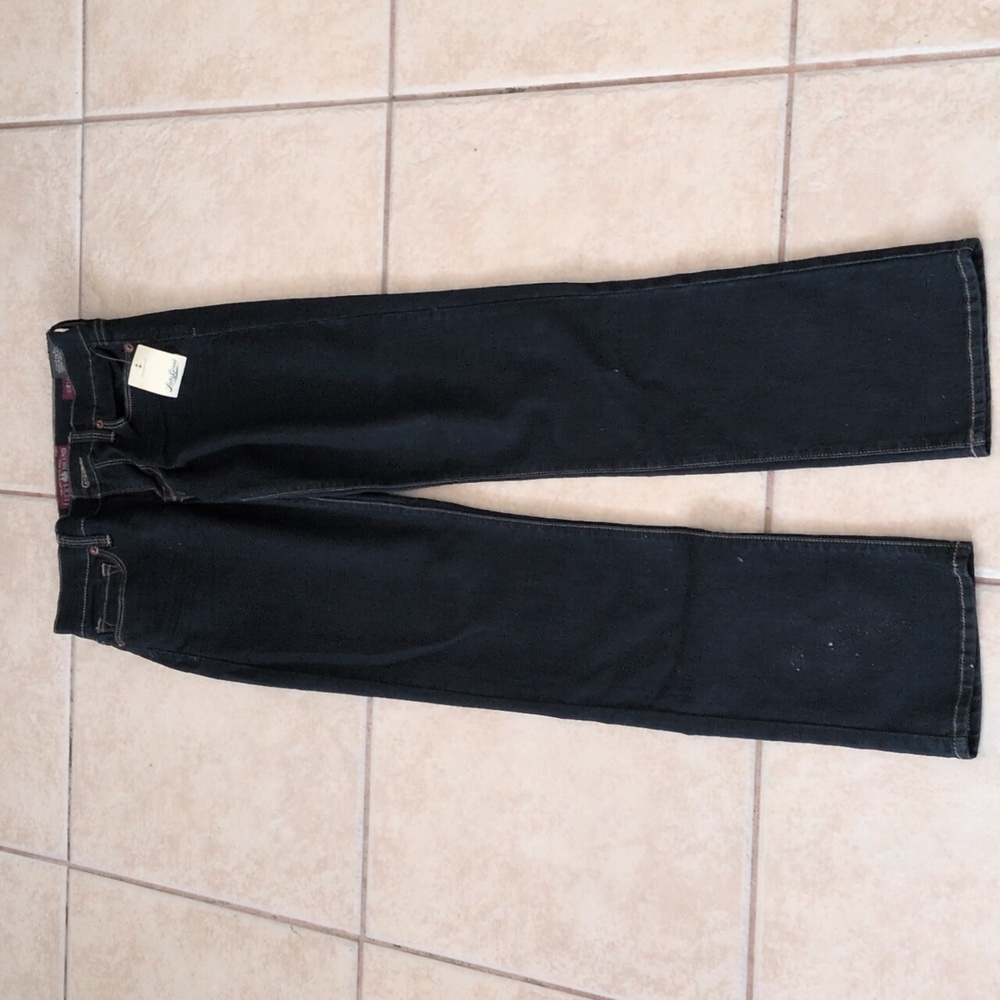 Lucky Brand Dark Wash Sofia Stright Jeans Size 27 NWT - Picture 2 of 5